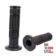 7/8'' ATV Grips Upgrade Universal Handlebar Grips Soft Rubber Thumb Black