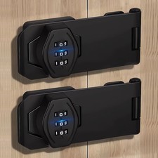 Kitchen Cabinet Locks for Adults - 2 Pack 4 Inch Cabinet Combination Lock wit...