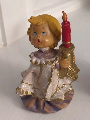 Vintage 1987 Fontanini Simonetti Italien Chor Altar Junge Mädchen Weihnachtsfiguren - Bild 11 von 20