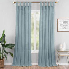 Semi-Sheer Curtains for Bedroom - Priya 50" X 95" Light Filtering Single Panel T