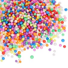 2Pack 0.08"-0.16" Foam Ball, Mini Foam Beads Balls for DIY Crafts, Colorful