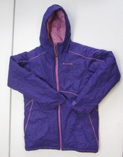 Columbia Winter Jacket Coat Girls 14/16 Purple Hooded