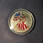1999 Silver American Eagle Walking Liberty - 1oz .999 Fine Colorized Dollar Coin