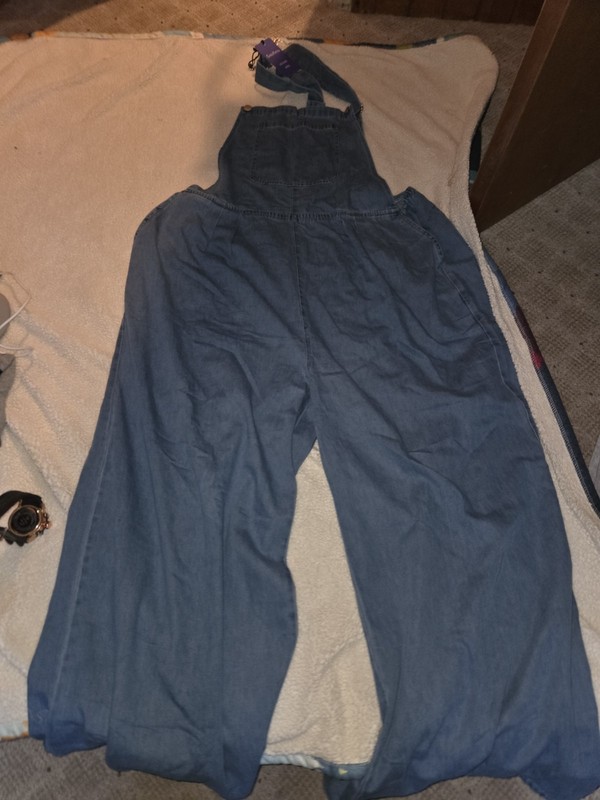 Womens NWT jean bibs size xxl