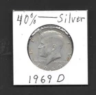 1969 kennedy half dollar 40% Silver Uncirculated