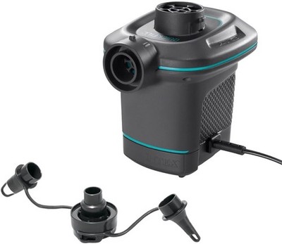 Intex Volt Quick-Fill AC Elektropumpe 68605 Schwarz - OVP Beschädigt!!