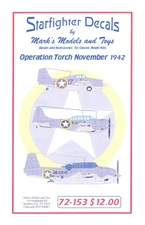 Starfighter Decals 1/72 U.S. NAVY AIRCRAFT OPERATION TORCH NOVEMBER 1942