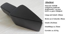 ***Abschrot Schaft 25x25mm Stahlsorte S355JR Schmiedewerkzeuge Amboss, Gesenke**