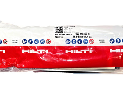 Hilti HIT-HY 200-A V3 Injektionsmörtel 500ml 890g Zweikomponentenmörtel 31.03.27