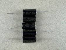 5pc Electrolytic Capacitor Axial 2000hr 105 RoHS 330uF 100V 16x27mm Supertech