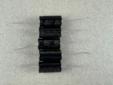 5pc Electrolytic Capacitor Axial 2000hr +105℃ RoHS 330uF 100V φ16x27mm Supertech