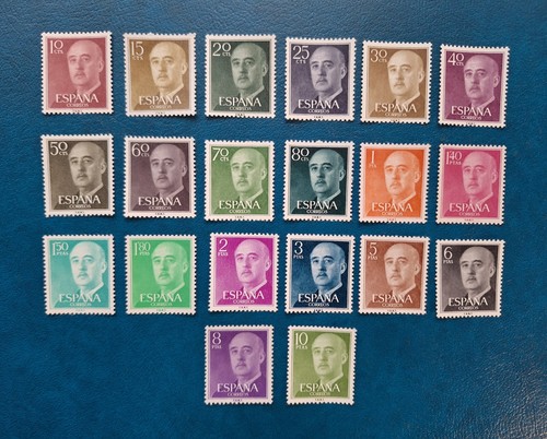 1955/1956 SPANIEN, GENERAL FRANCO. (20er Set) Sehr guter Erhaltungszustand/MNH