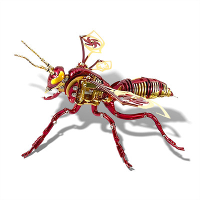 3D Metal Wasps DIY Puzzle Kit Mechanical Insects Wasp Building Model Toy