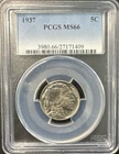 1937 D  Buffalo Nickel MS 66 PCGS