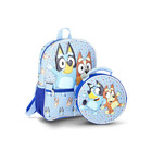 Bluey Toddler Mini Backpack w/ Detachable Lunch, 14 inch, Water Bottle Pocket