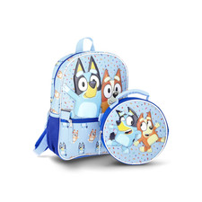 Bluey Toddler Mini Backpack w/ Detachable Lunch, 14 inch, Water Bottle Pocket