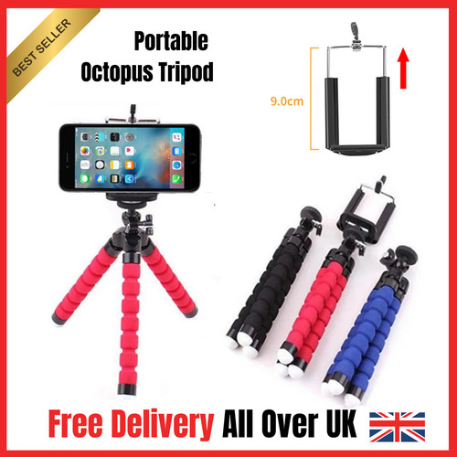 Mini Octopus Tripod Stand Grip Flexible Holder For Mobile Phone Camera Universal