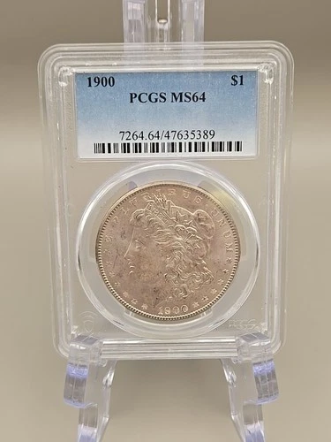 1900 Morgan Silver Dollar $1 - PCGS MS64