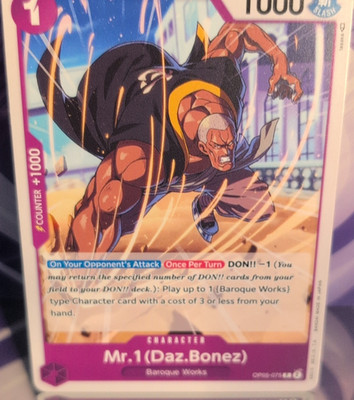 Mr.1 (Daz.Bonez) OP05-075 Character One Piece Card Game Bandai English