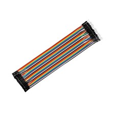 Male to Female 40P Jumper Wire 2.54mm Pitch Ribbon Cable DIY 21.5cm Long