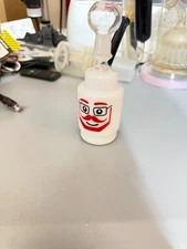 GLASS LEGO HEAD 14MM HONEY WAX BUBBLER