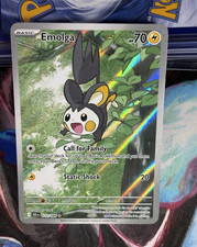 Pokémon TCG Emolga Sv: Black Bolt Illustration Rare Full Art Holo 112/086 on eBay