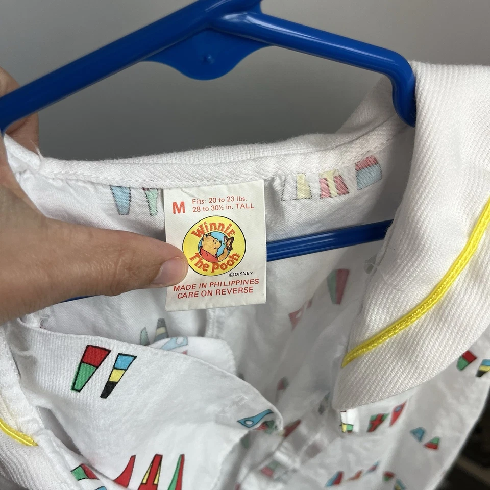 Mameluco Náutico Marinero De Colección Winnie The Pooh Talla 12m (ver Fotos) Blanco LEER Foto 2 de 4