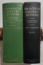 Stanley J. Kunitz - Twentieth Century Authors & First Supplement - 2 Volumes