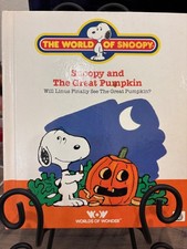 Worlds Of Wonder Talking Snoopy  Snoopy  The Great Pumpkin book only 