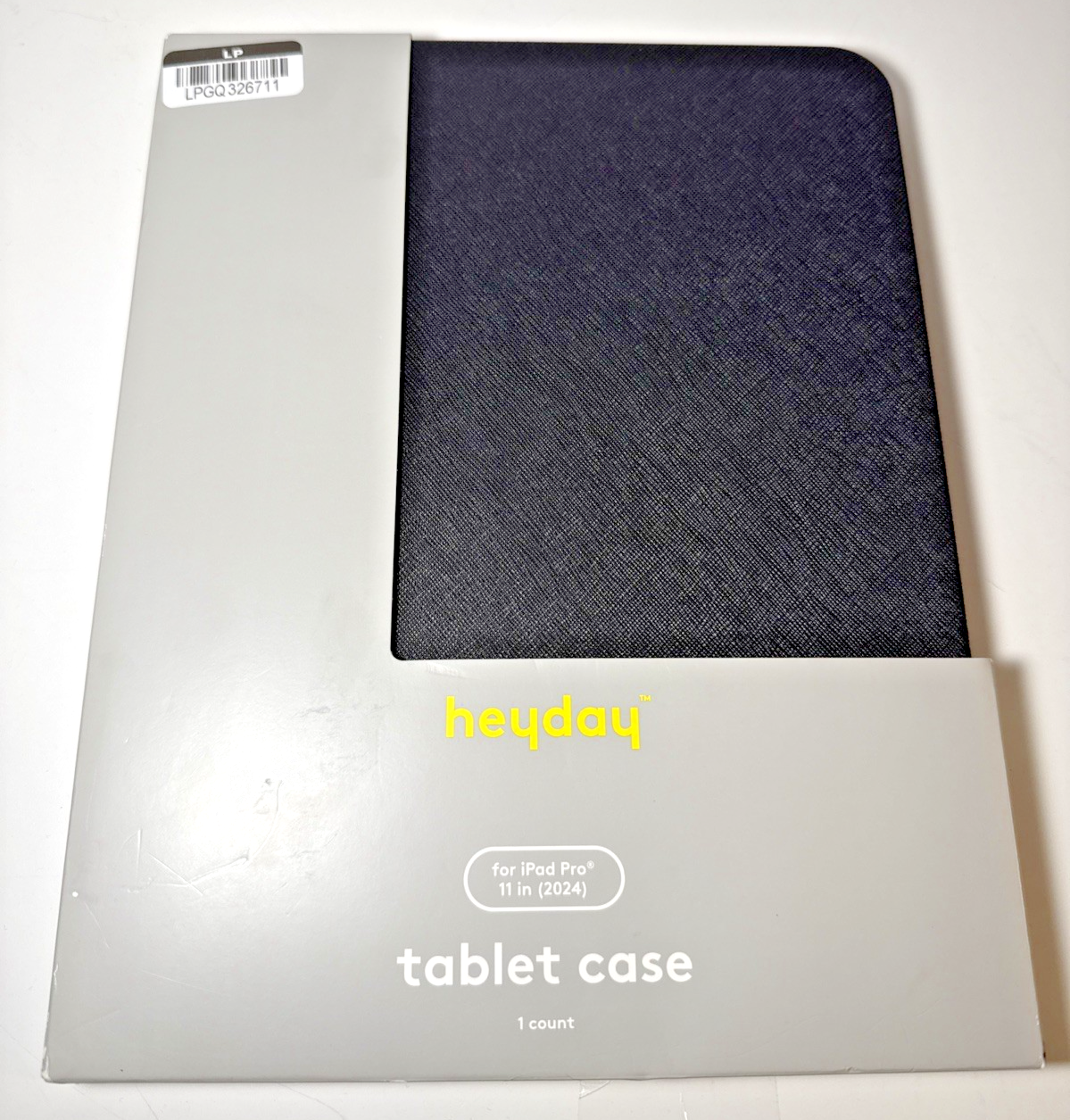 Apple iPad Pro 11″ (2024 / 5th Gen) Case — heyday Black Saffiano – New / Sealed