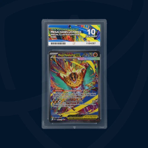Pokémon Mega Hawlucha EX 283/217 Special Illustration Rare ACE 10 GEM MINT