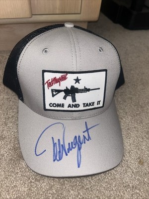 Ted Nugent Autographed Hat - Come And Take It, Signed