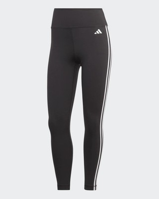  Gamaschen leggings DAMEN Adidas Workout Ess 3S High Waisted 7 8 Tights Schwarz