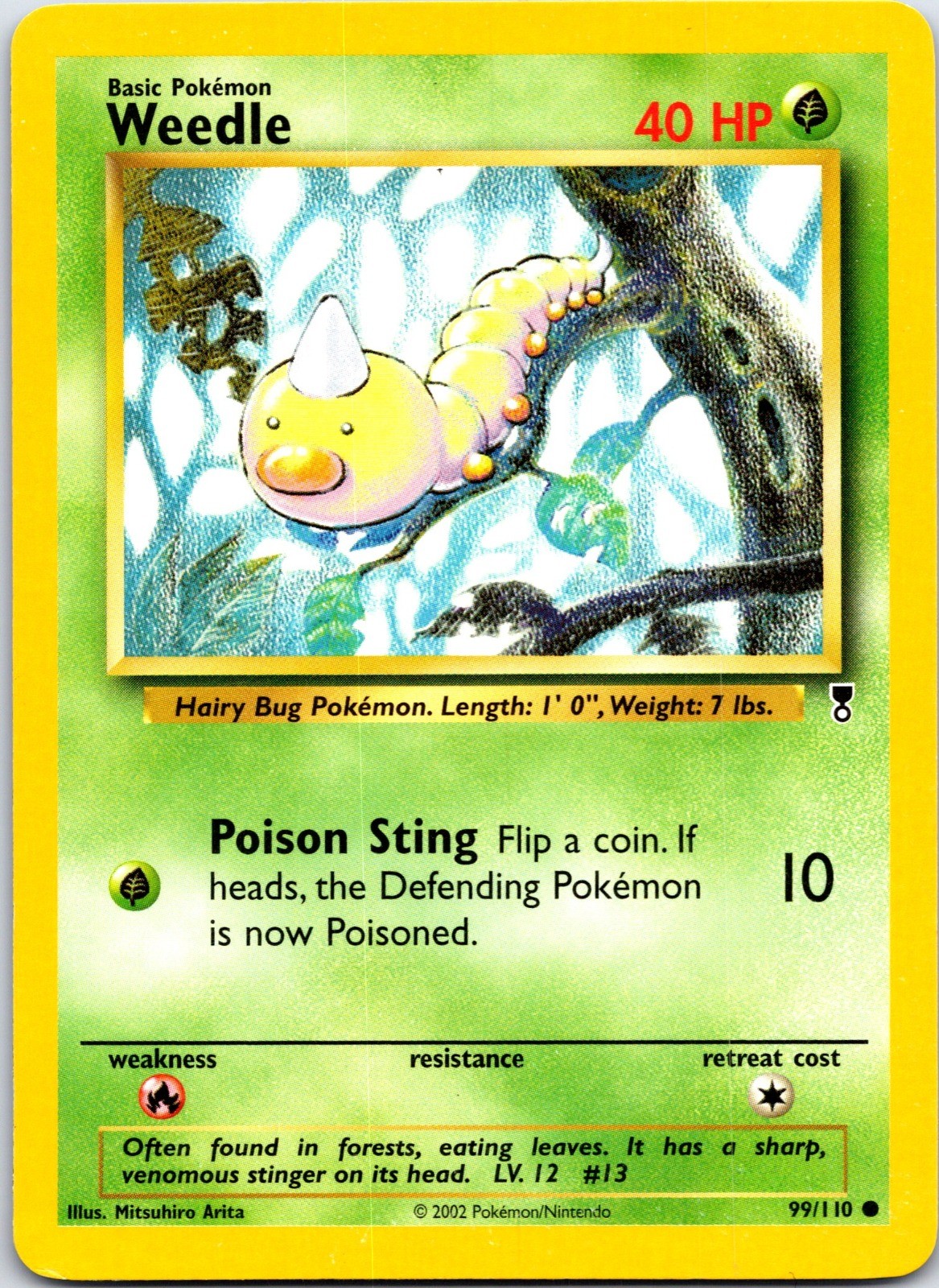 Weedle Common Legendary Collection 099/110 LP