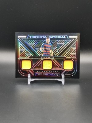2022-23 Panini Obsidian Trifecta Material Neymar Jr Barcelona /99