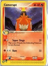 Camerupt 24/97 Uncommon Dragon Pokemon Heavily Played on eBay