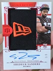 2025 Shedeur Sanders National Treasures Hats Off Patch Auto 1/3 FOTL RPA Rookie
