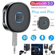 Bluetooth Receiver 3.5mm Aux Car Adapter Wireless Audio Receiver for Home Stereo