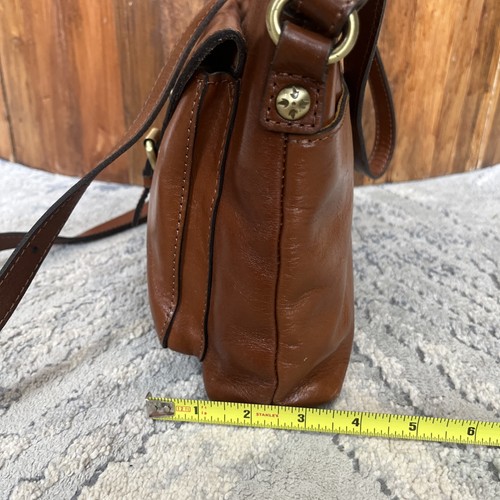 PATRICIA NASH Avellino Brown Leather Crossbody Handbag Purse D - Bild 3 von 14