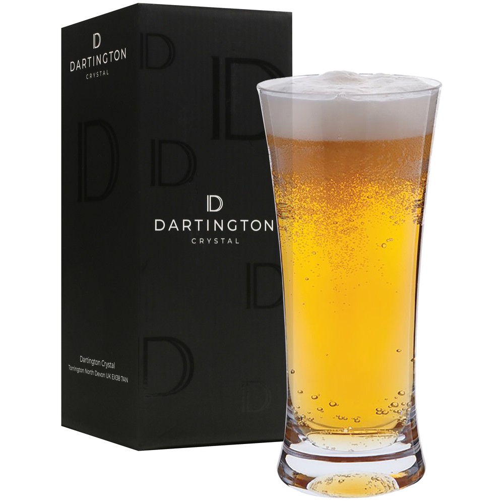 Dartington Crystal Bar Excellence Hand Made Beer Glass Gift Boxed TU1465