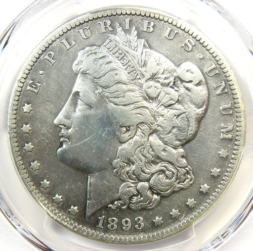 * 1893-S * CHOICE FINE+/VF SiIver Dollar* FROM ORIGINAL COLLECTION