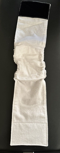 Dog Puppy Belly Band Wrap Contour Diaper Male Flannel lined 23" 5” Bones Paws - Picture 5 of 6