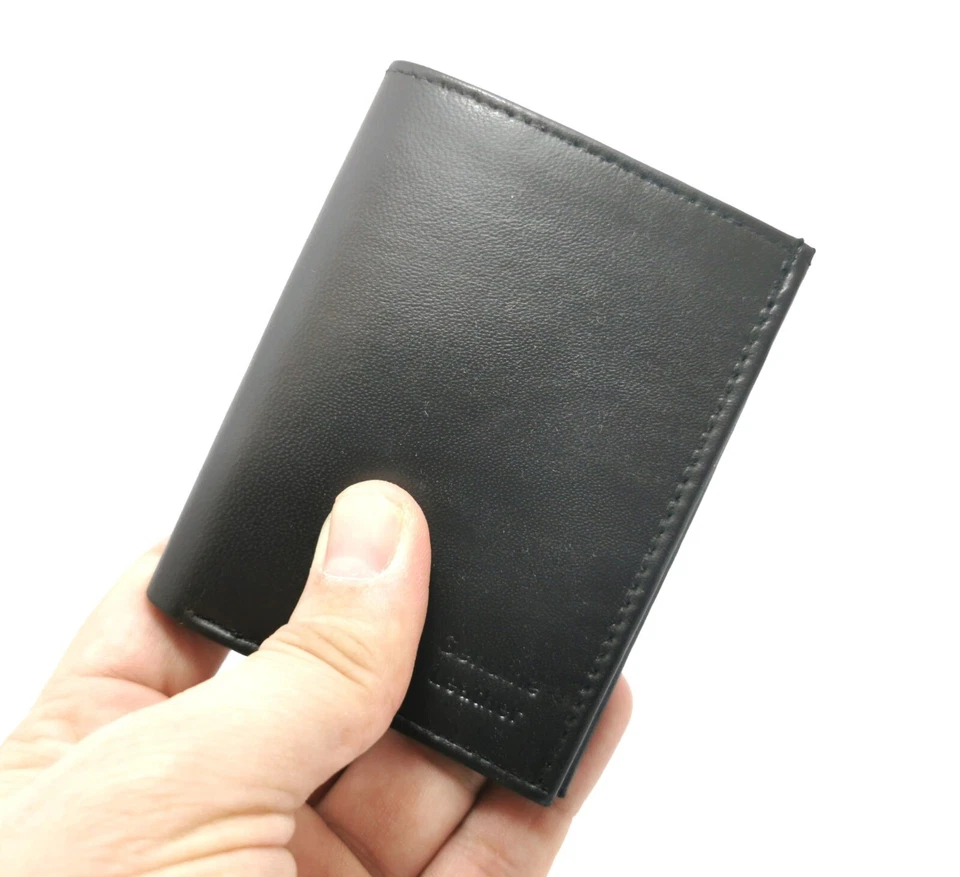 Mens Minimalist Card Wallet, Slim Bifold Credit Card Holder |  - [RFID Blocking] - Image 4 of 4