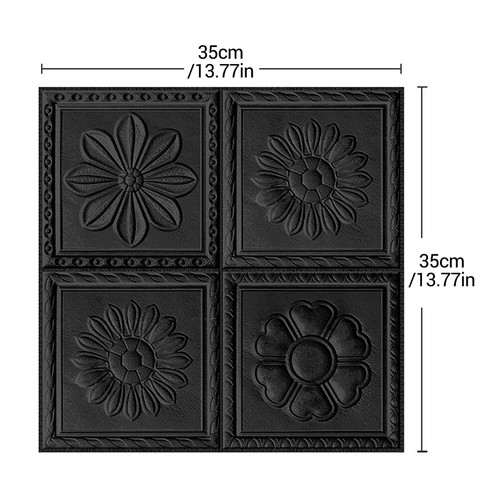 1-50PCS 3D Tile Brick Wall Sticker Wallpaper Self-adhesive Waterproof Foam Panel - Picture 10 of 15