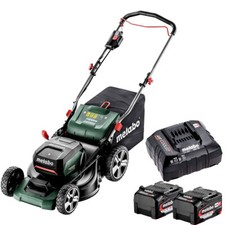 Image of Metabo RM 36-18 LTX BL 46 36V Brushless 46cm Lawn Mower 2 x 4Ah Battery Charger