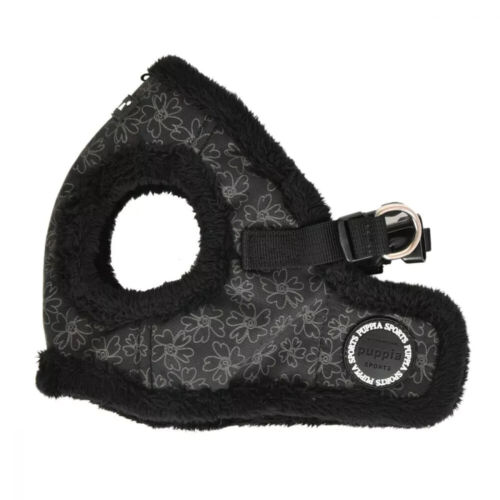 Chaleco Arnés Puppia Perro, Hepatica Negro Sin Tirar Ajustable con Etiqueta Inteligente S M L XL - Imagen 4 de 5