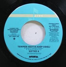 Hear! Rap Promo 45 Gifted 4 - Temper (Gotta Keep Cool) / Temper (Gotta Keep Cool