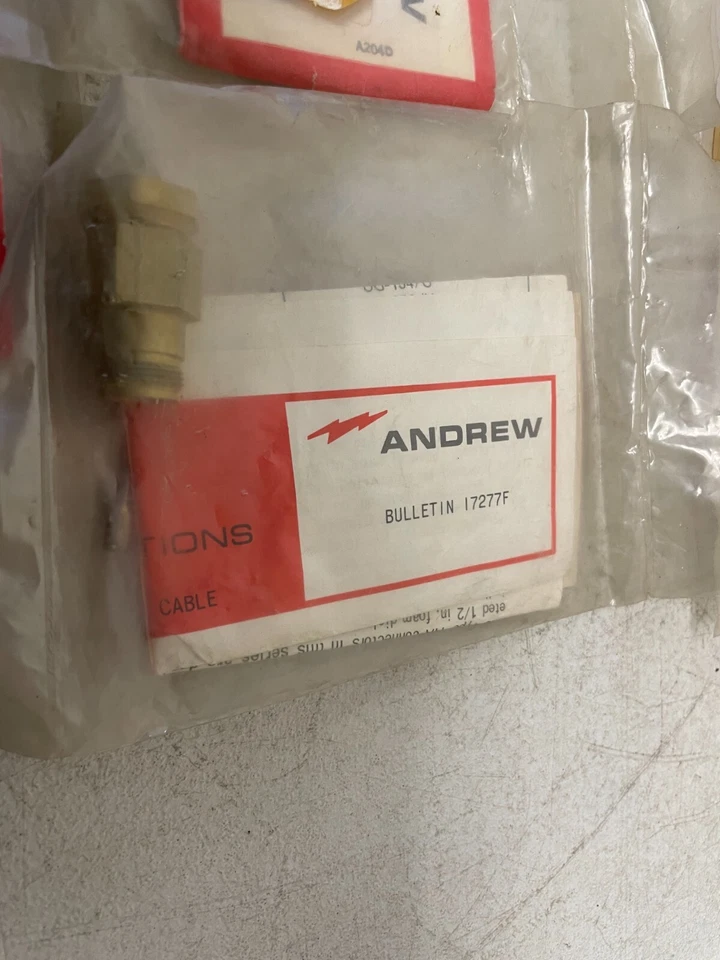 Lot of 5 Andrew Type L44N-2, N female Connector BULLETIN  17277F - Image 4 of 4