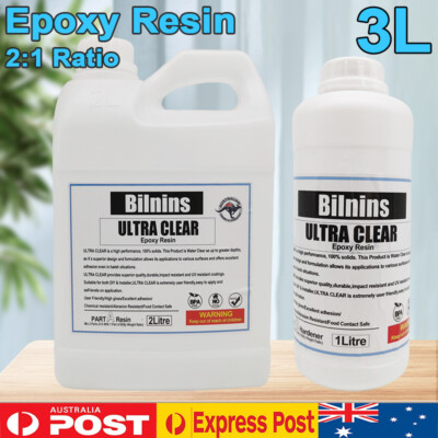 3L Epoxy Resin 2:1 Casting Ultra Clear Craft AB Liquid Kit Coating Paste Art DIY | eBay Australia 3L Epoxy Resin 2:1 Casting Ultra Clear Craft AB Liquid Kit Coating Paste Art DIY | eBay Australia