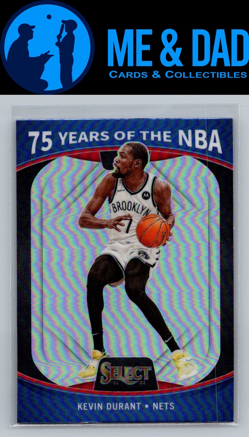 2021-22 Panini Select #52 Kevin Durant 75 Years of the NBA